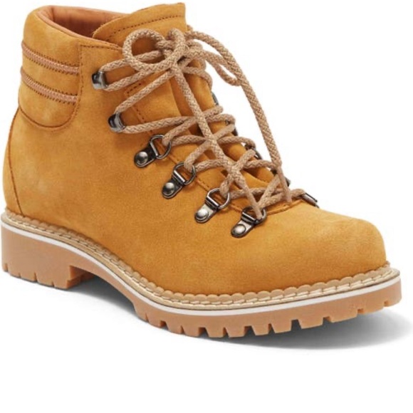 New La Montelliana Suede Hiker Boots 37 7 US - Picture 1 of 11